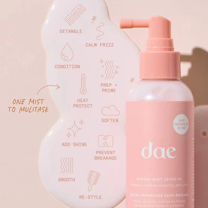 imageDAE Hair Mirage Mist Leavein Conditioner ampamp Body Wash Bundle