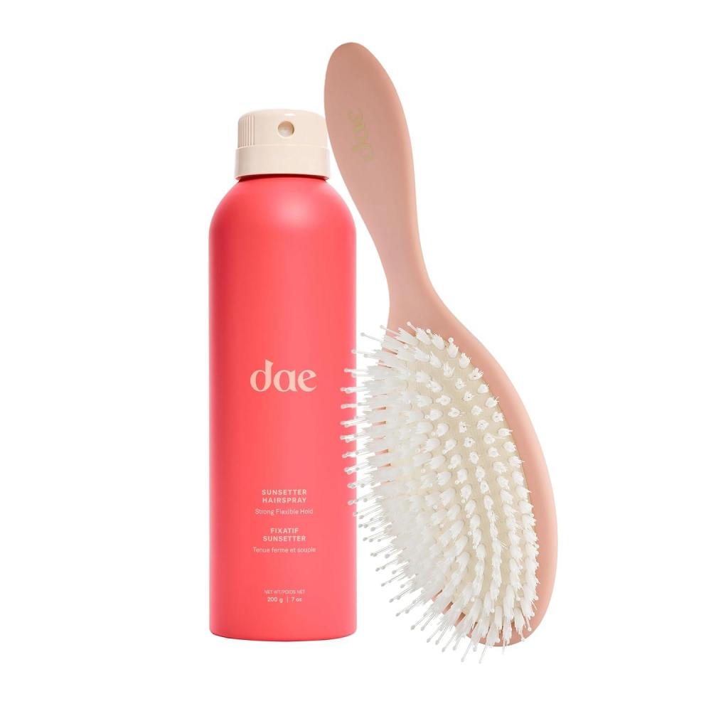 imageDAE Sunsetter Hairspray ampamp Vegan Detangle Brush